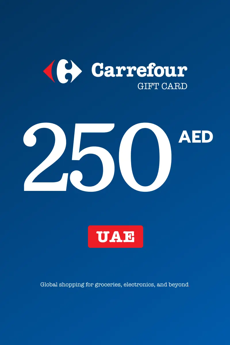 Carrefour 250 AED Gift Card (United Arab Emirates) - Digital Key