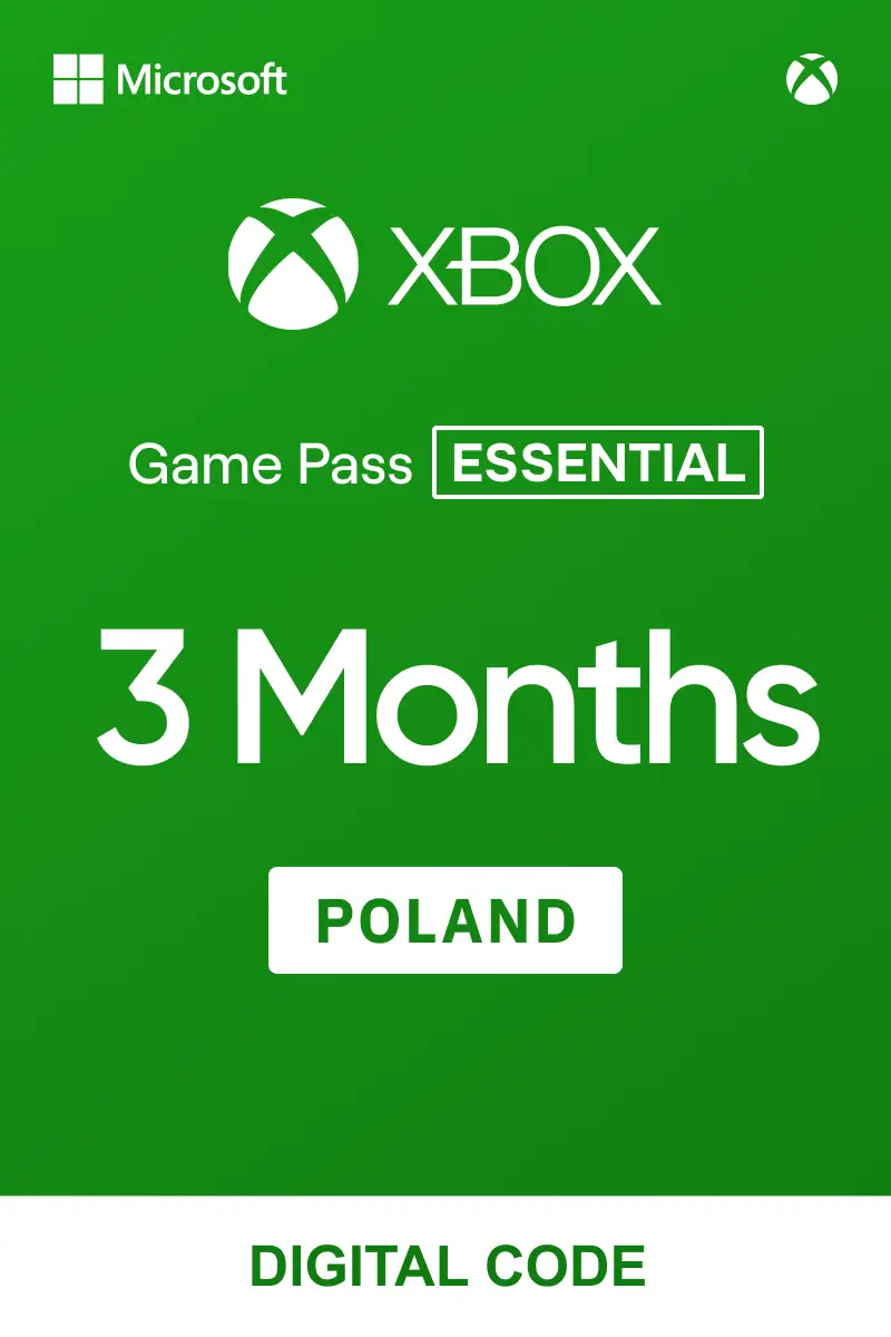Xbox Game Pass Core (Essential) 3 Months (Poland) - Xbox Live - Digital Key