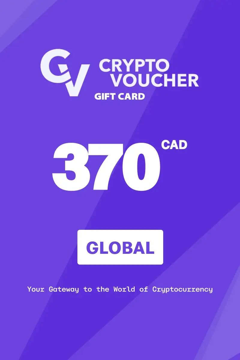 Crypto Voucher 370 CAD Gift Card (Global) - Digital Key