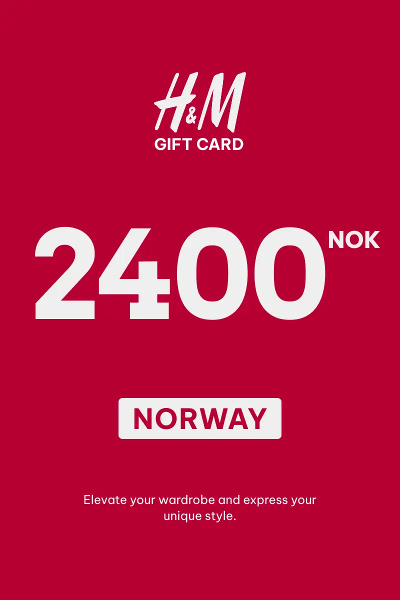HandM 2400 NOK Gift Card (Norway) - Digital Key
