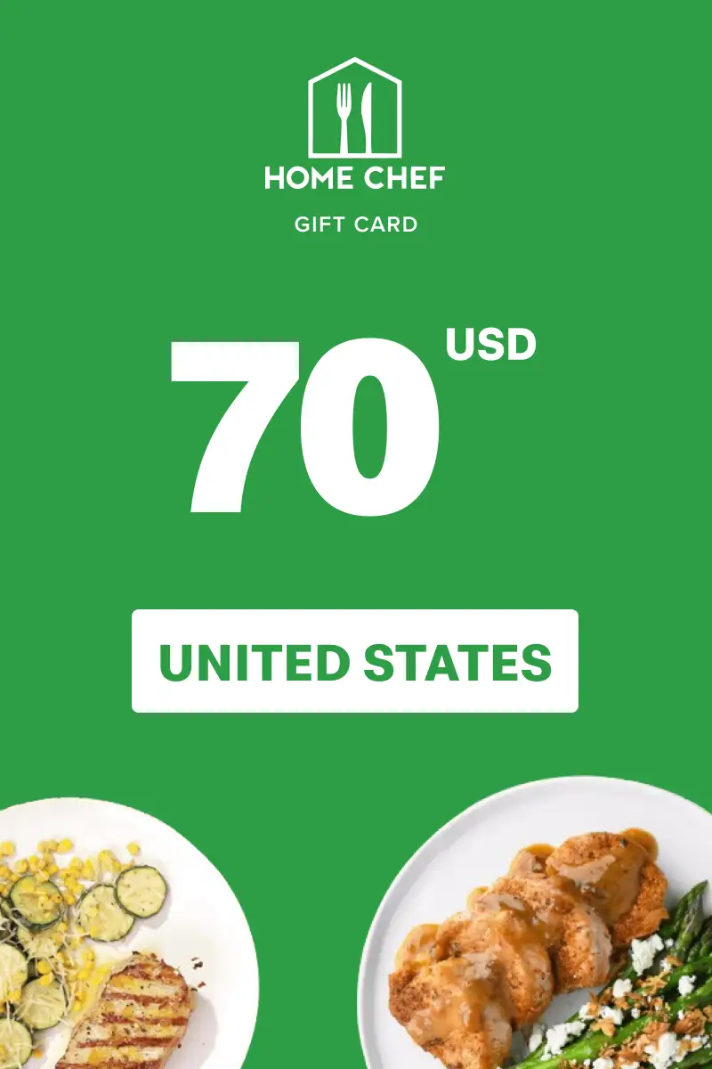 Home Chef 70 USD Gift Card (United States) - Digital Key