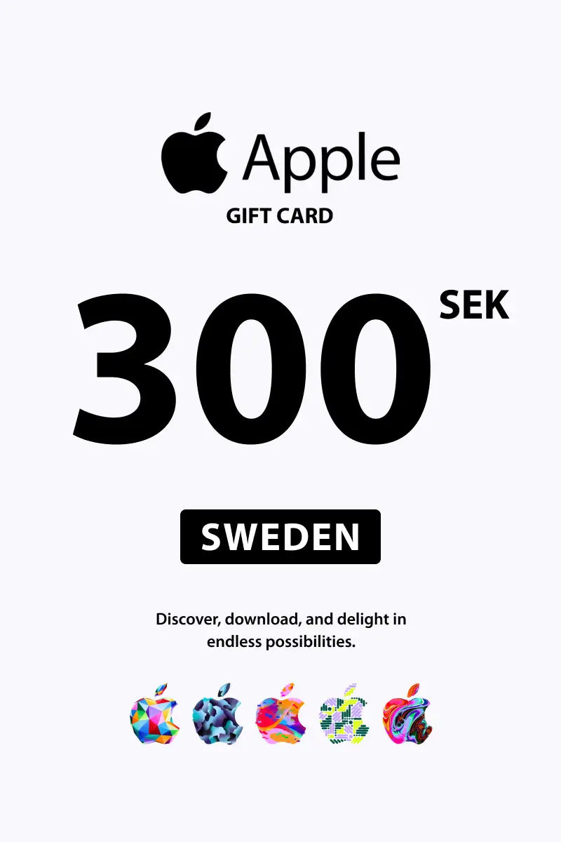 Apple 300 SEK Gift Card (Sweden) - Digital Key