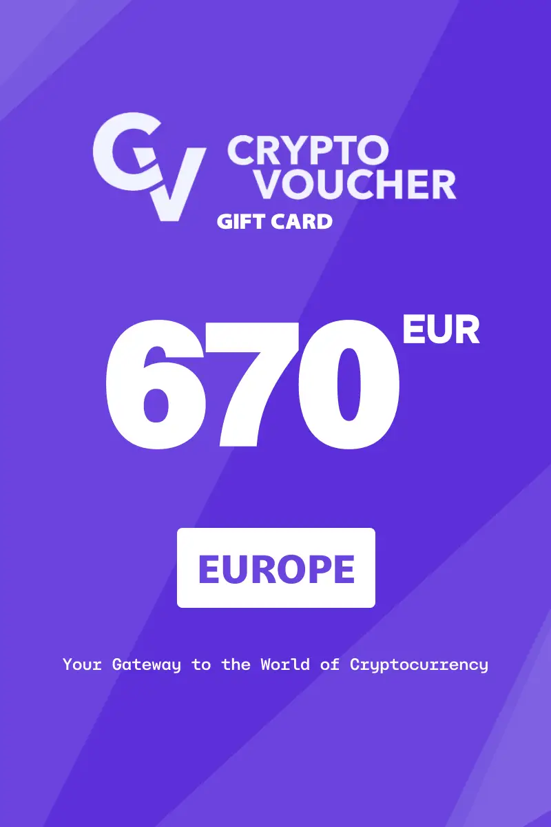 Crypto Voucher (USDC) 670 EUR Gift Card (Europe) - Digital Key