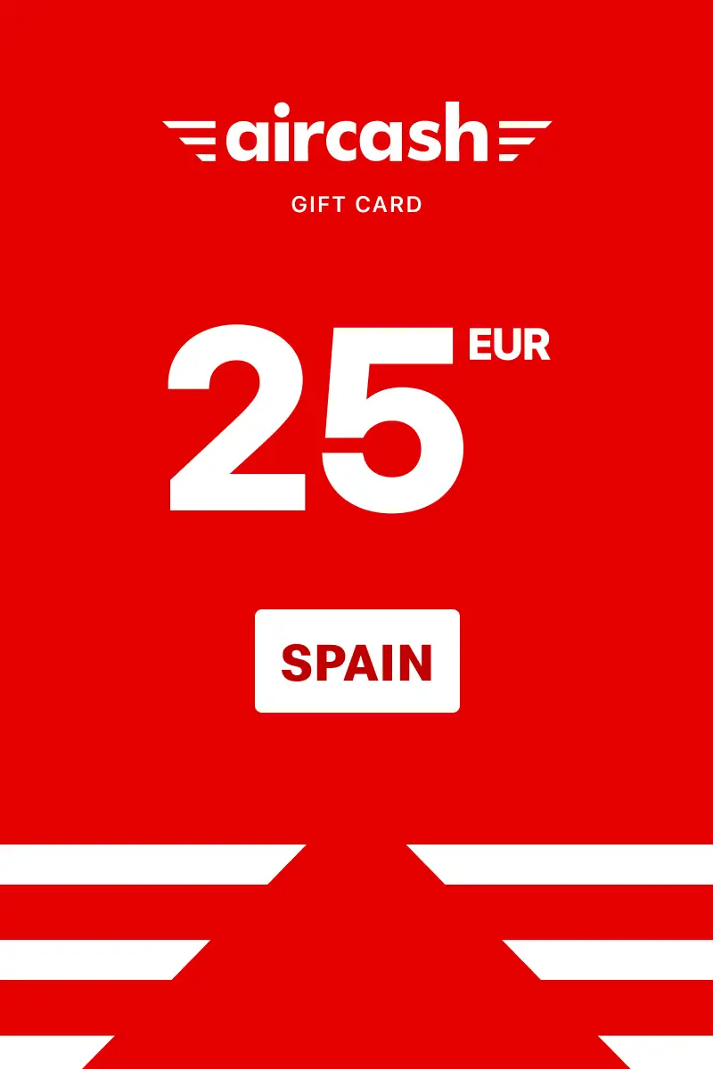 AirCash 25 EUR Gift Card (Spain) - Digital Key