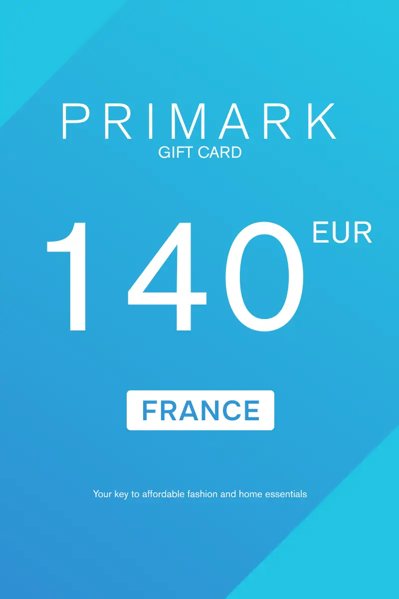 Primark 140 EUR Gift Card (France) - Digital Key