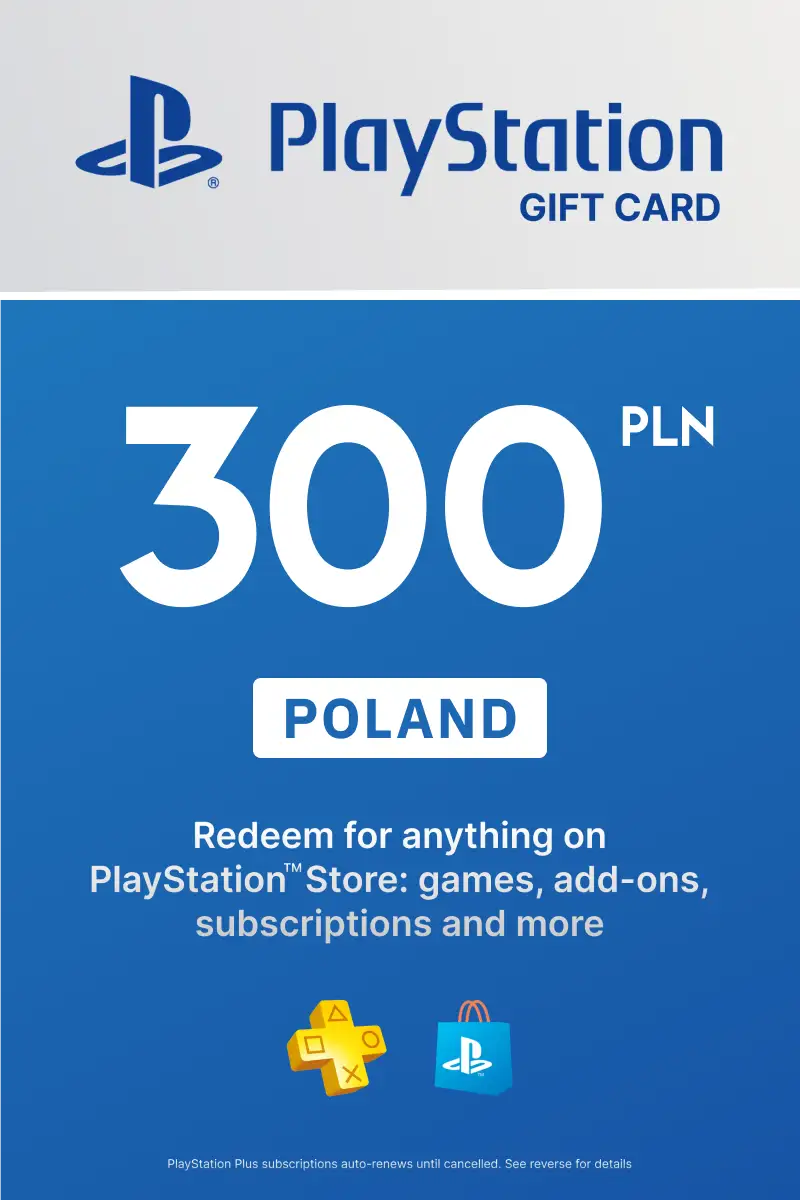 PlayStation Store 300 PLN Gift Card (Poland) - Digital Key