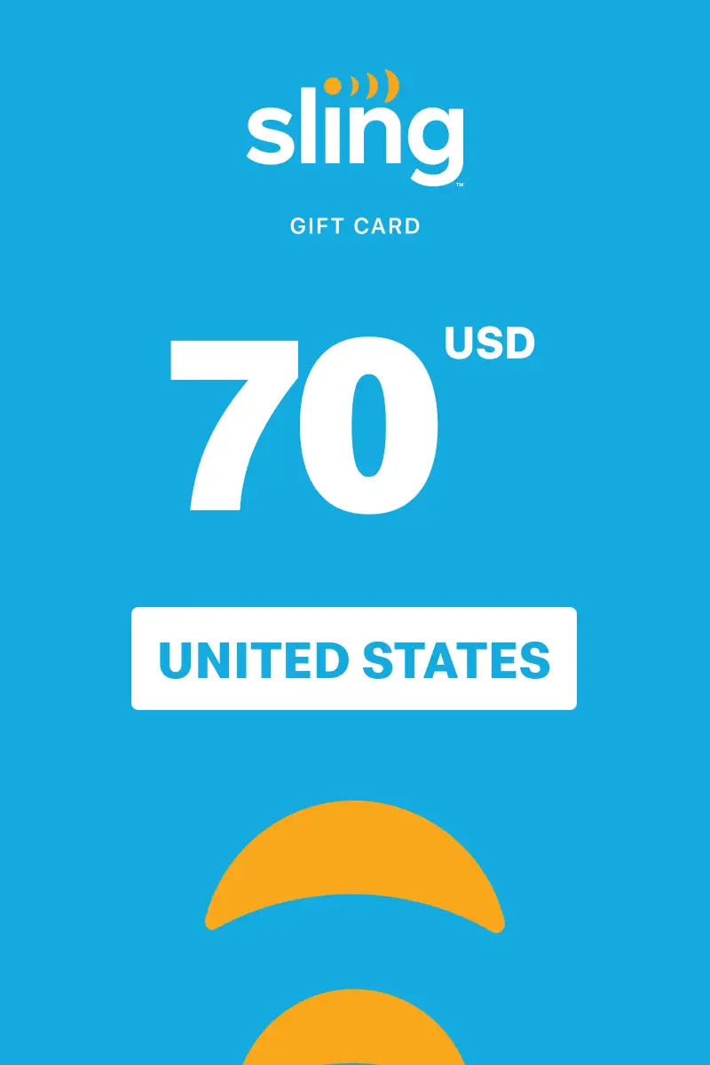 Sling TV 70 USD Gift Card (United States) - Digital Key