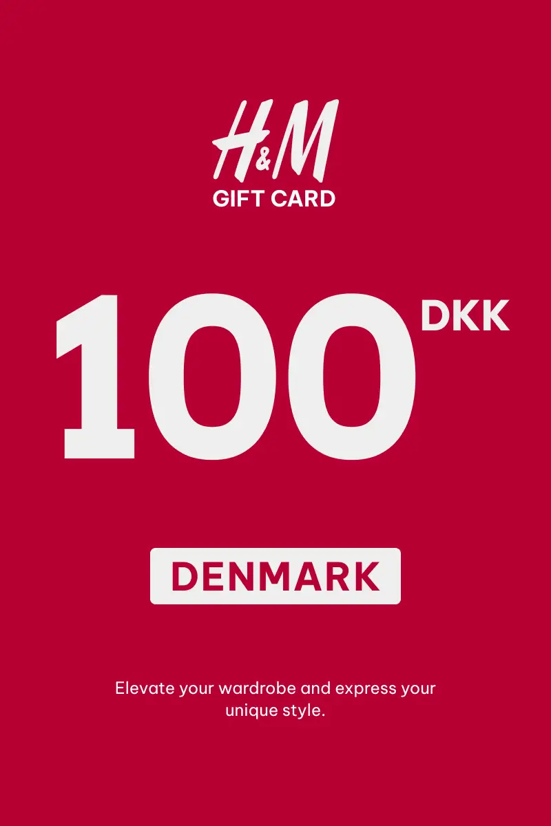 HandM 100 DKK Gift Card (Denmark) - Digital Key