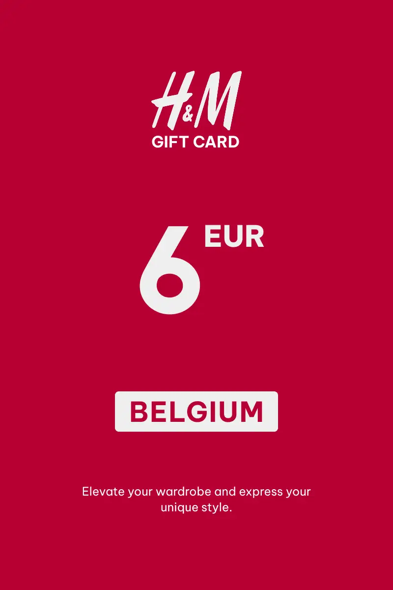 HandM 6 EUR Gift Card (Belgium) - Digital Key