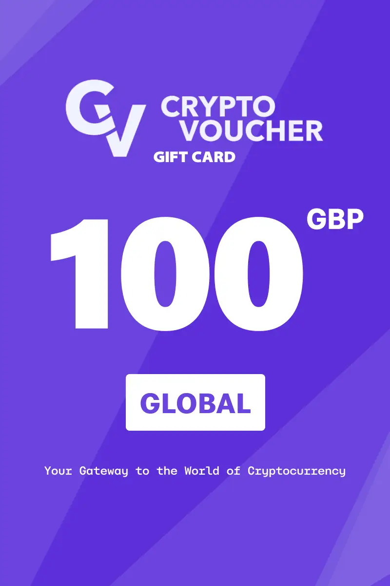 Crypto Voucher 100 GBP Gift Card (Global) - Digital Key