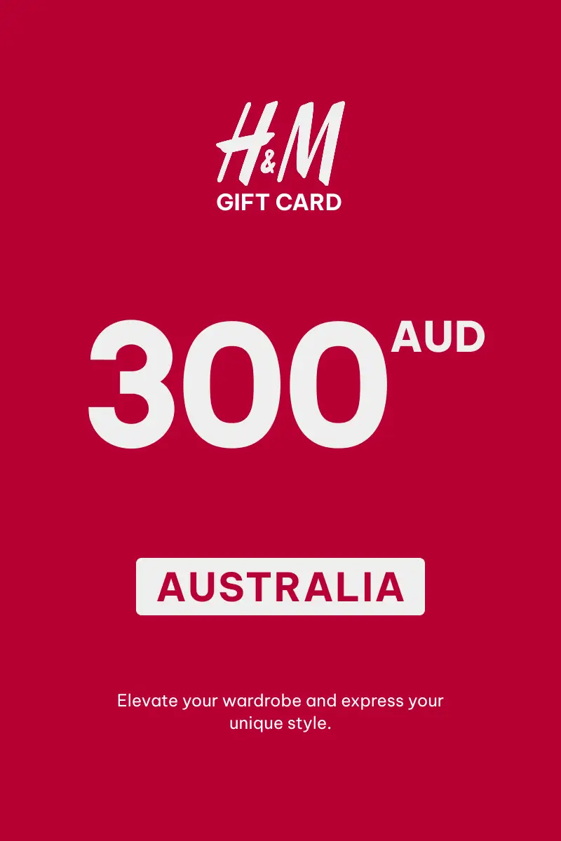 HandM 300 AUD Gift Card (Australia) - Digital Key