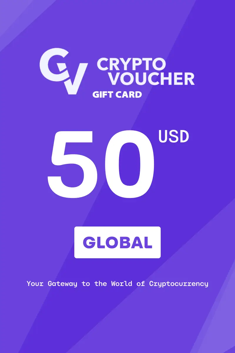 Crypto Voucher 50 USD Gift Card (Global) - Digital Key