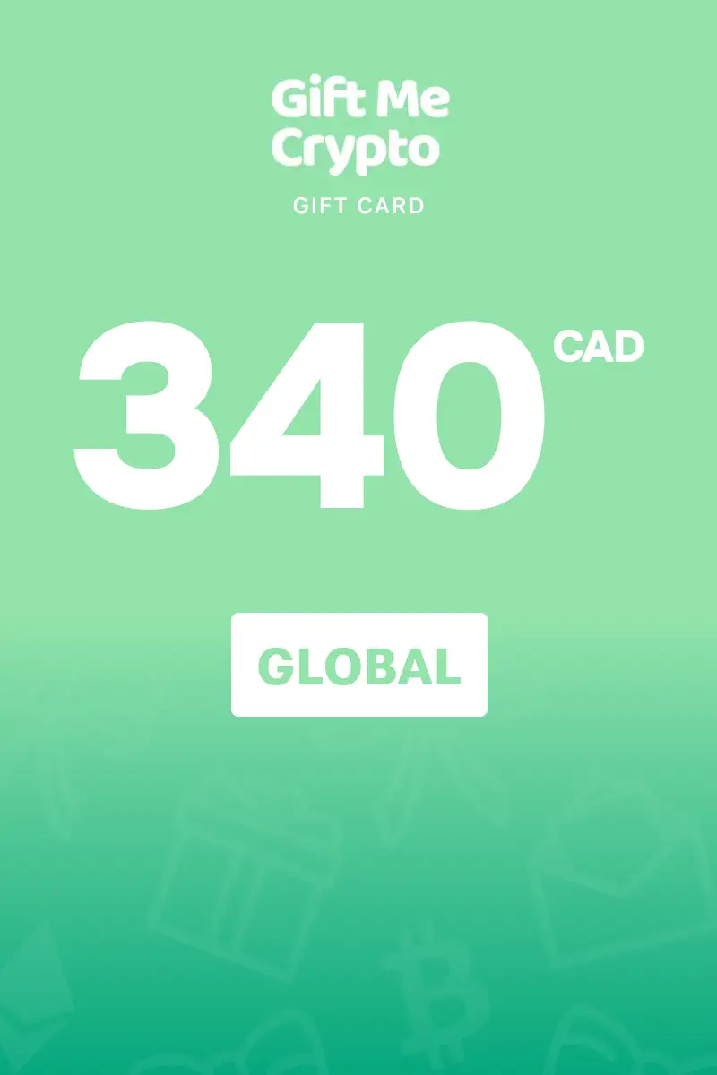 Gift Me Crypto 340 CAD Gift Card (Global) - Digital Key