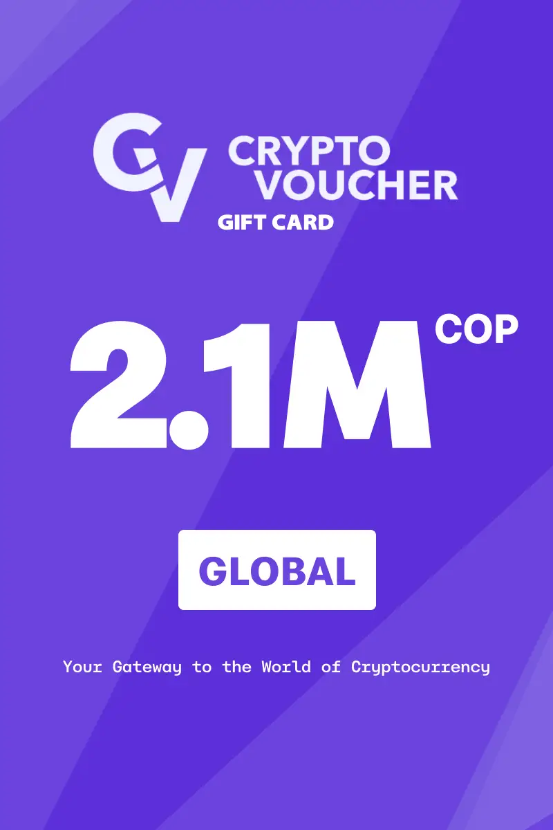 Crypto Voucher 2100000 COP Gift Card (Global) - Digital Key