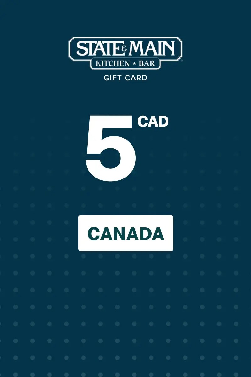 State and Main 5 CAD Gift Card (Canada) - Digital Key