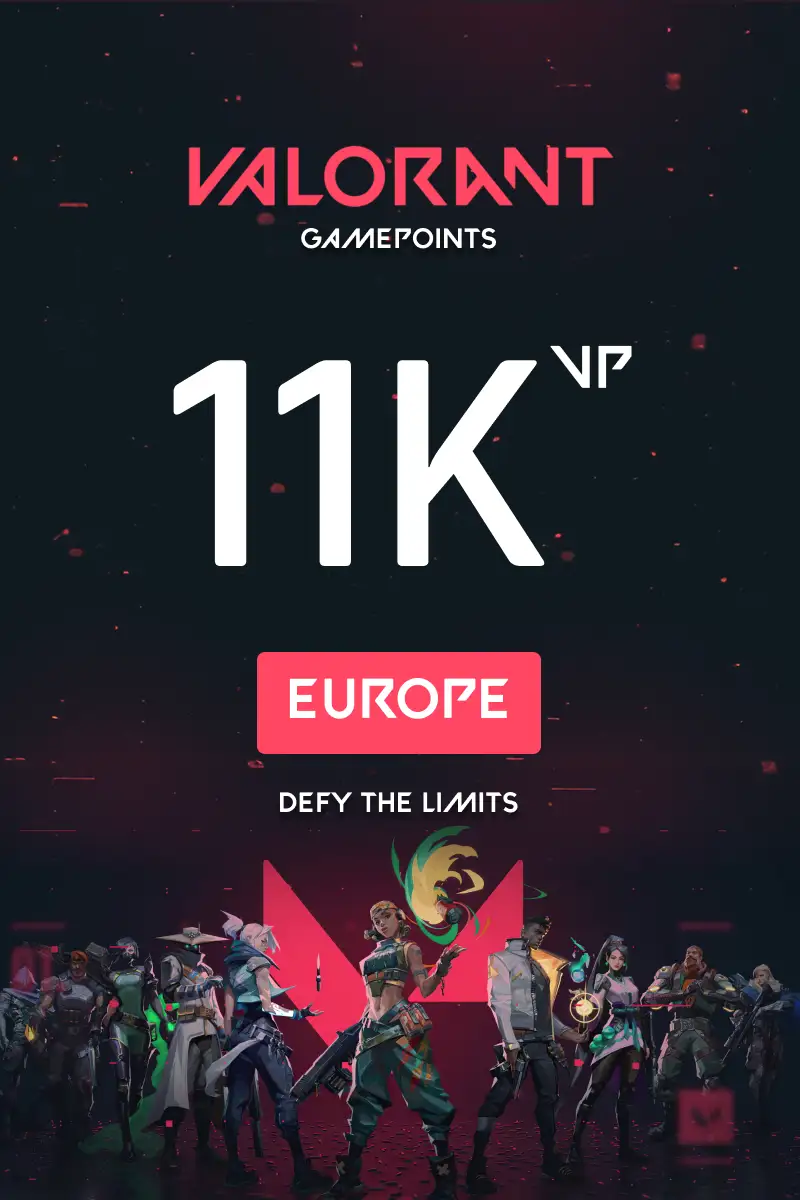 VALORANT 11000 Valorant Points (Europe) - Digital Key