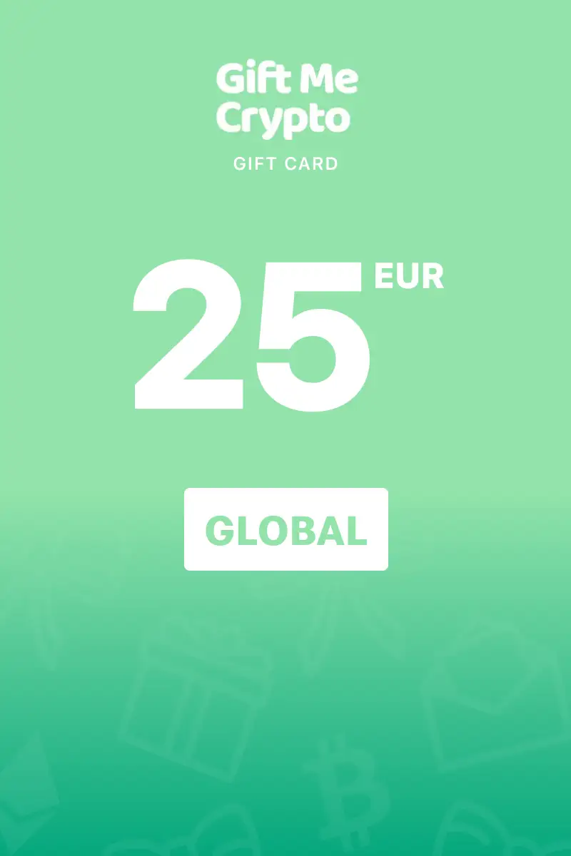 Buy Gift Me Crypto 25 EUR Gift Card (Global) - Digital Key