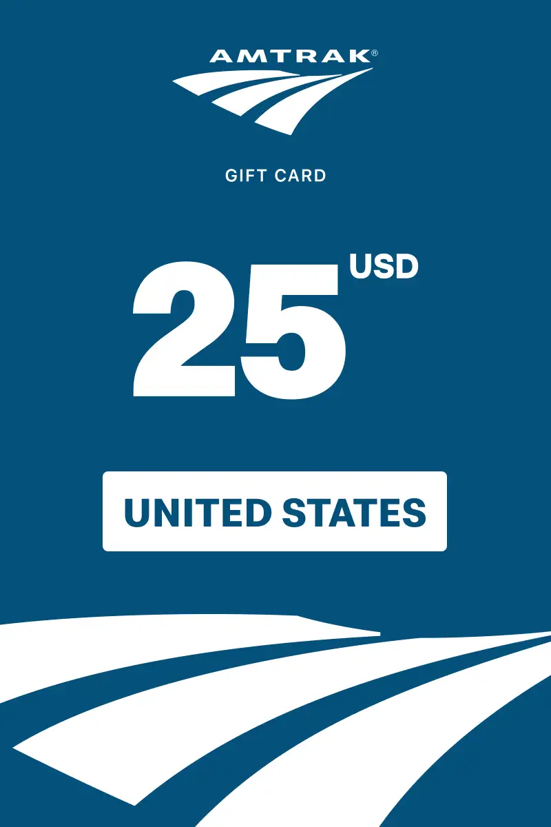 Amtrak 25 USD Gift Card (United States) - Digital Key