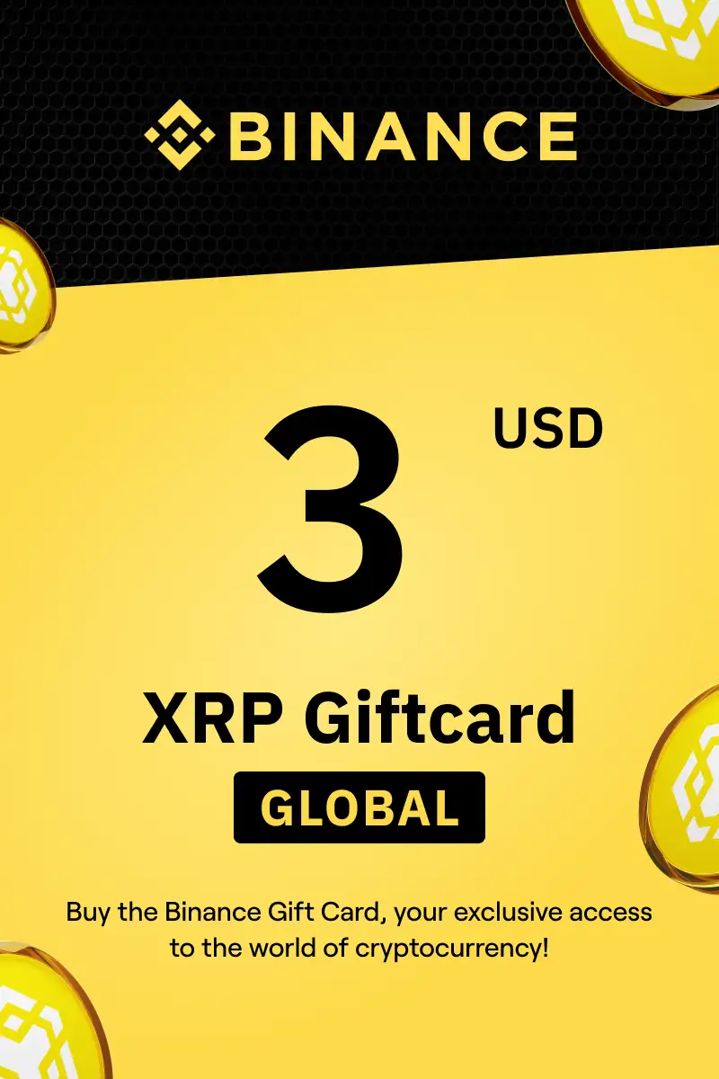 Buy Binance (XRP) 3 USD Gift Card (Global) - Digital Key