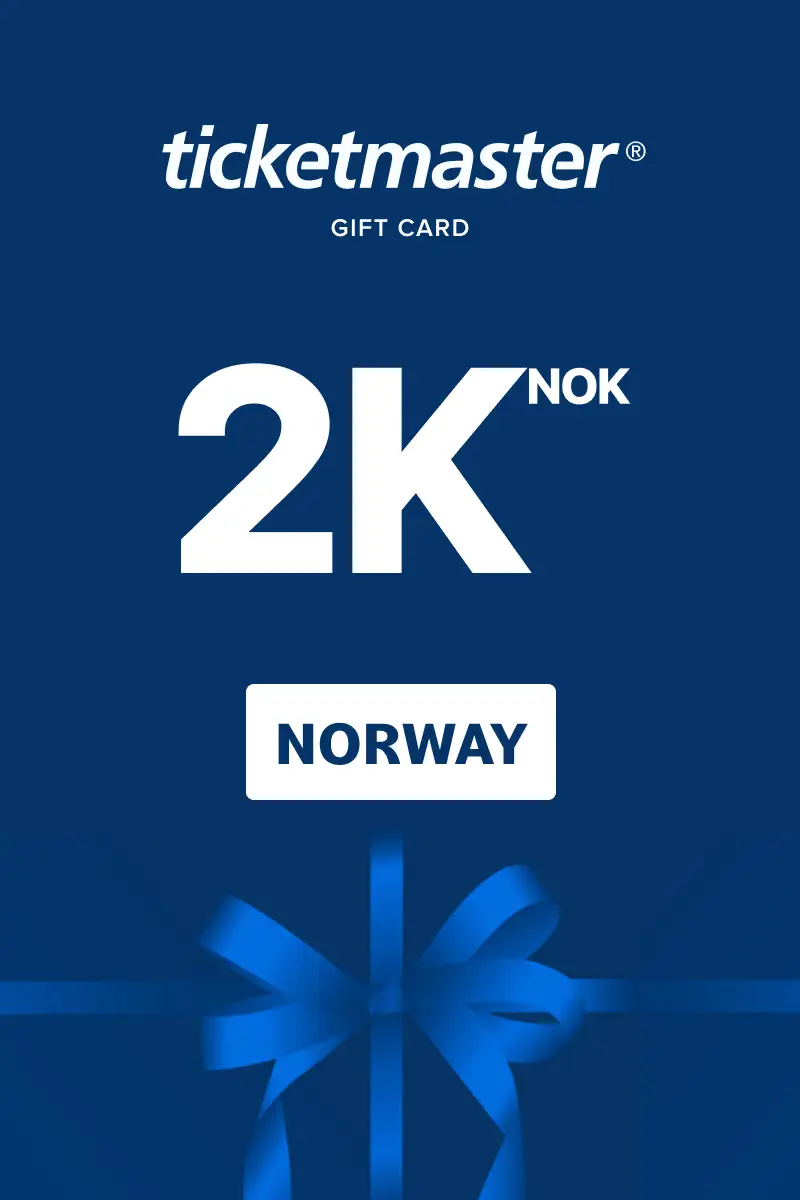 Ticketmaster 2000 NOK Gift Card (Norway) - Digital Key