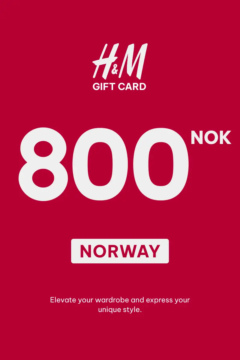 HandM 800 NOK Gift Card (Norway) - Digital Key
