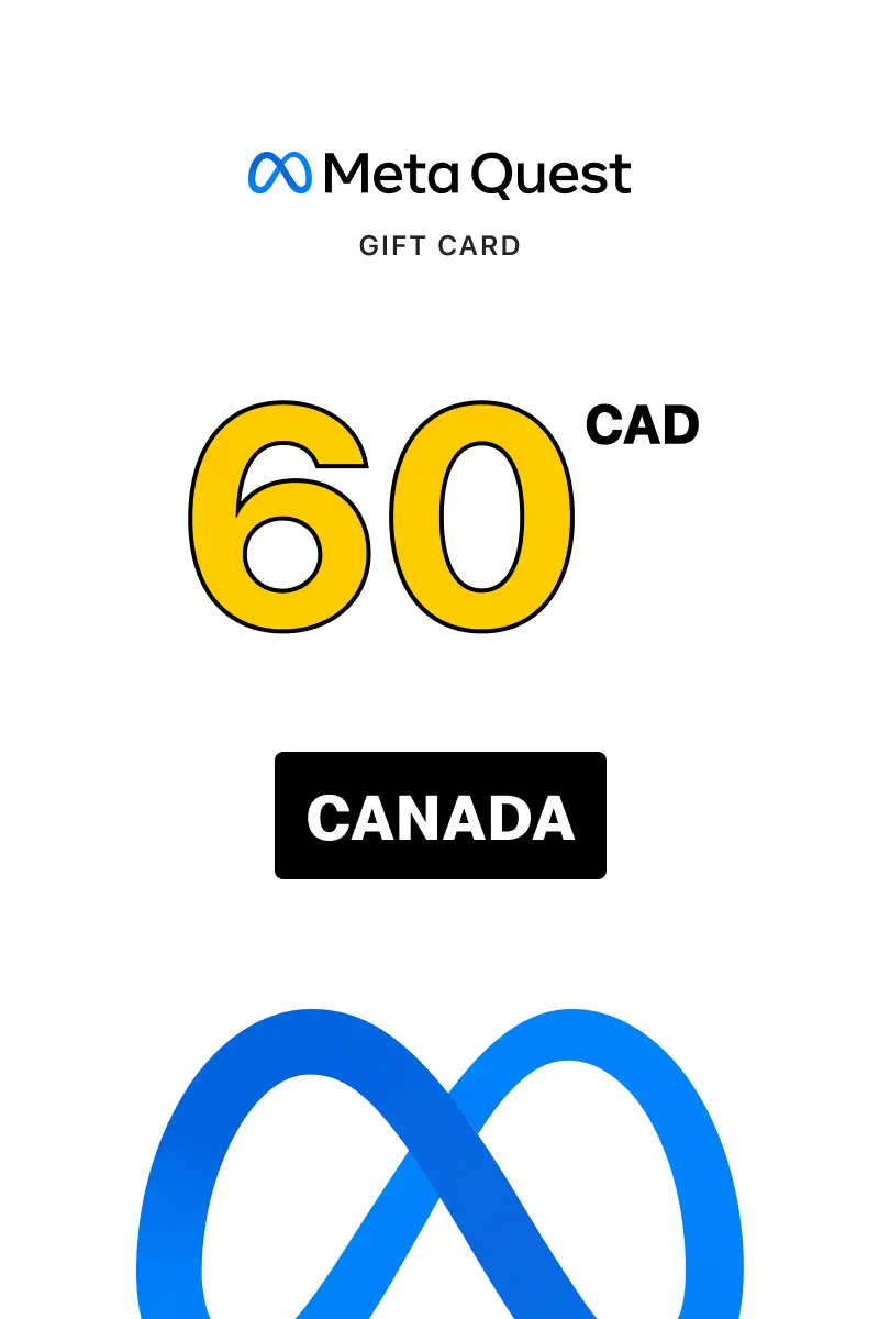 Meta Quest 60 CAD Gift Card (Canada) - Digital Key