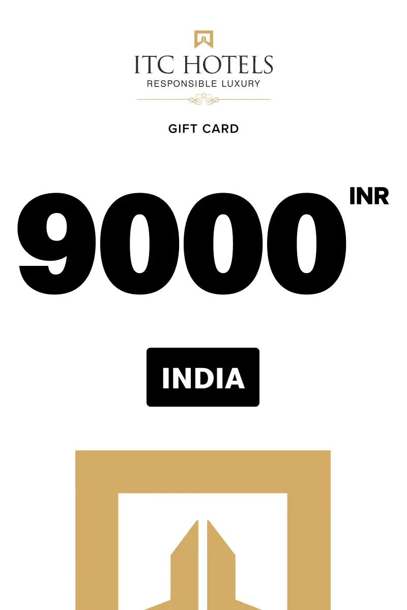 ITC Hotels 9000 INR Gift Card (India) - Digital Key