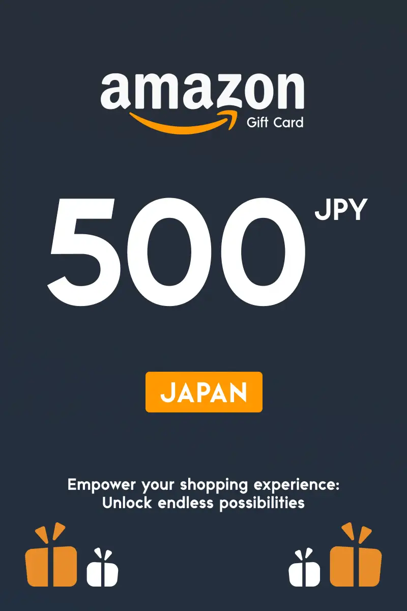 Amazon 500 JPY Gift Card (Japan) - Digital Key
