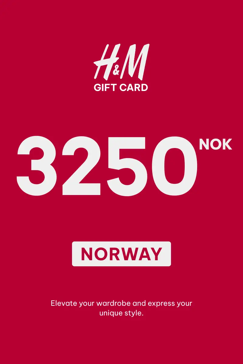 HandM 3250 NOK Gift Card (Norway) - Digital Key