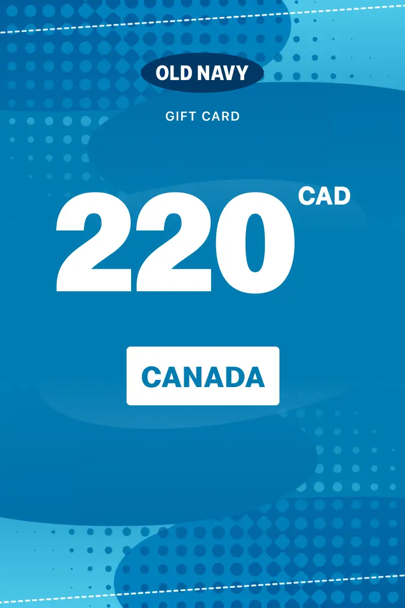 Old Navy 220 CAD Gift Card (Canada) - Digital Key