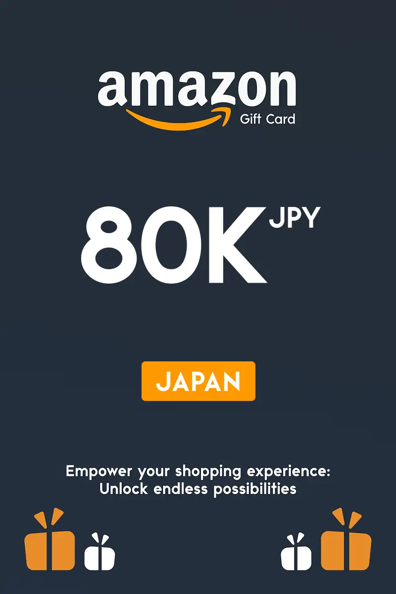 Amazon 80000 JPY Gift Card (Japan) - Digital Key