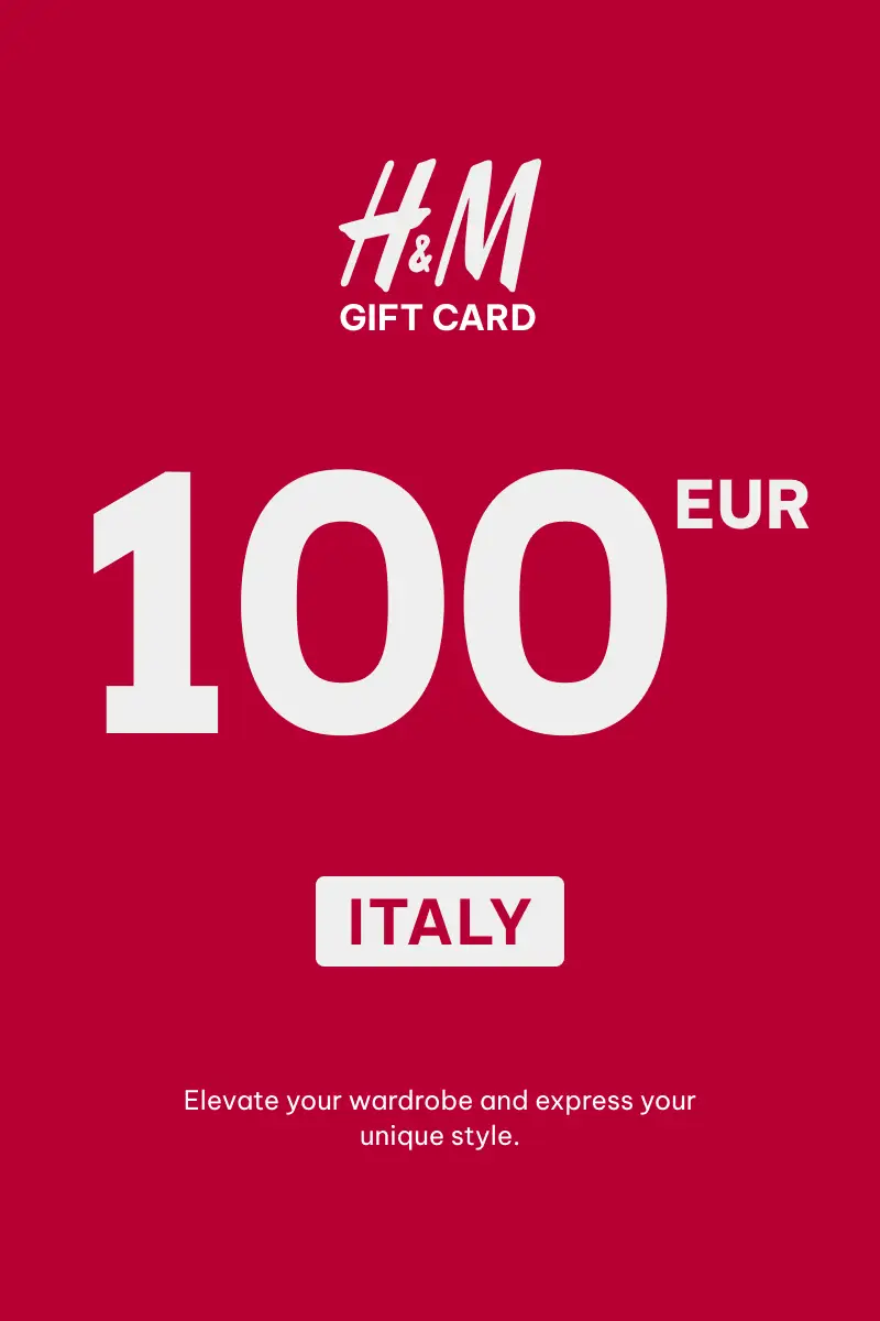 HandM 100 EUR Gift Card (Italy) - Digital Key