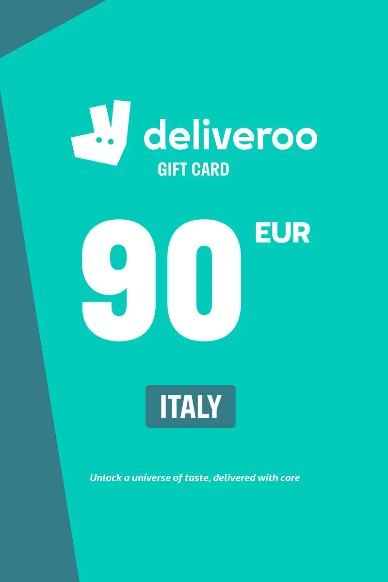 Deliveroo 90 EUR Gift Card (Italy) - Digital Key