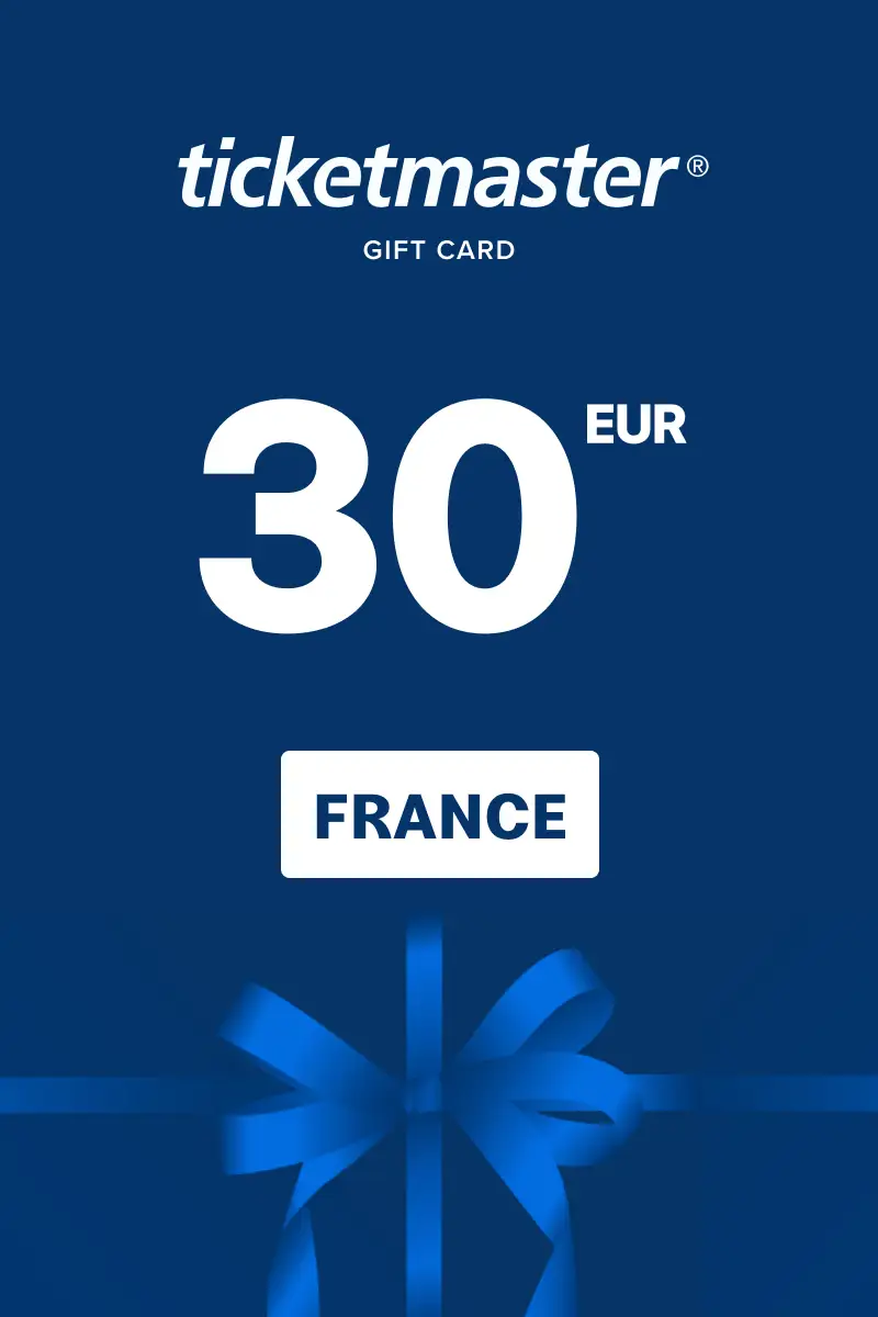 Ticketmaster 30 EUR Gift Card (France) - Digital Key