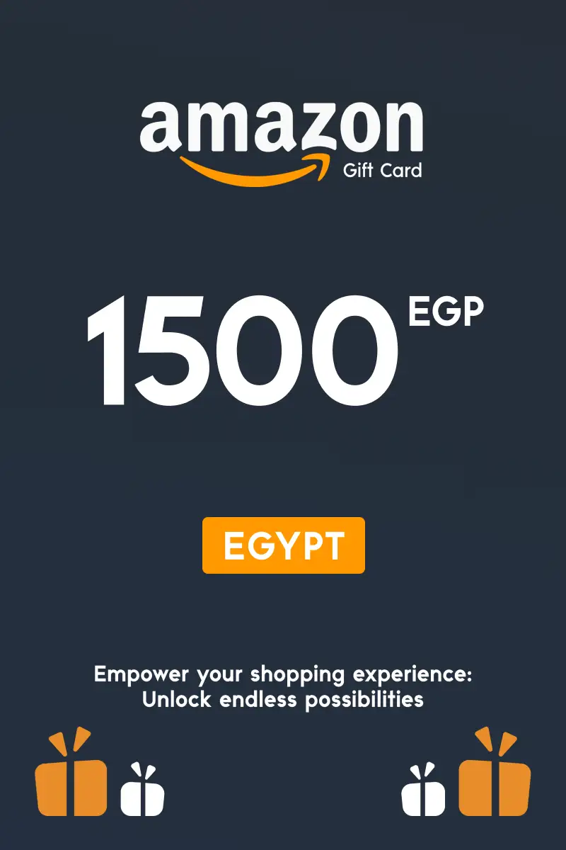 Amazon 1500 EGP Gift Card (Egypt) - Digital Key