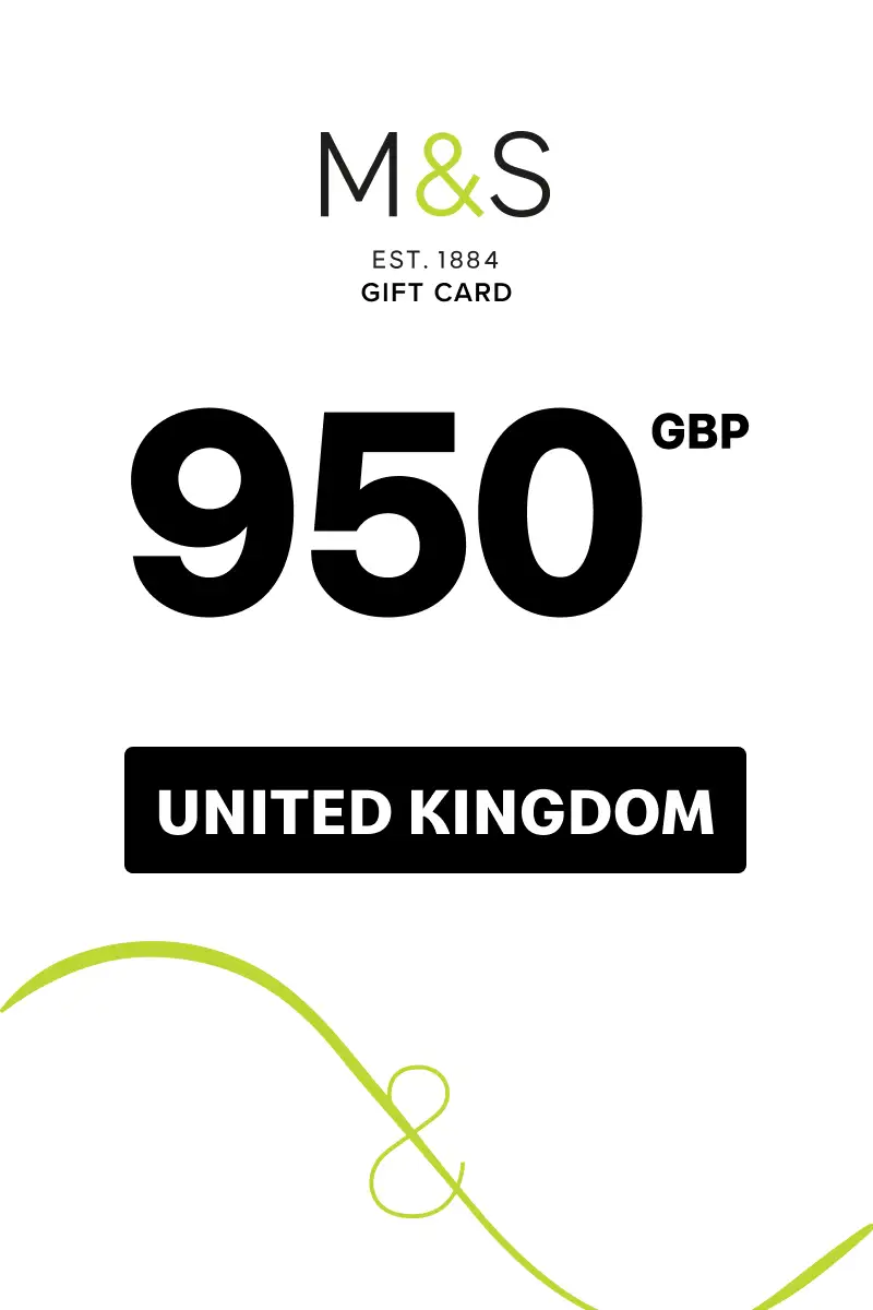 Marks and Spencer 950 GBP Gift Card (United Kingdom) - Digital Key