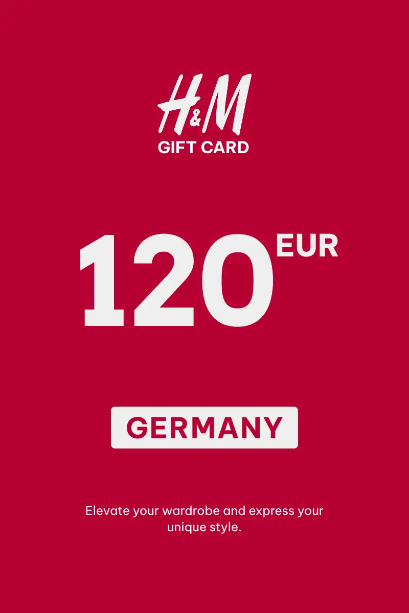 HandM 120 EUR Gift Card (Germany) - Digital Key