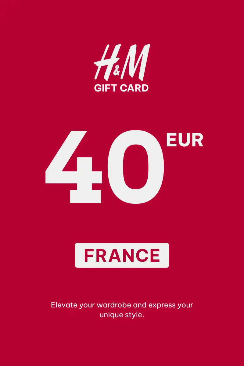 HandM 40 EUR Gift Card (France) - Digital Key