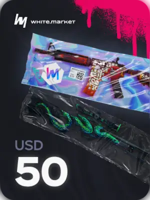 WhiteMarket 50 USD Gift Card (Global) - Digital Key