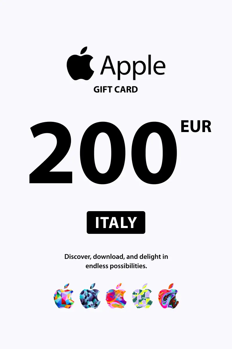 Buy Apple 200 EUR Gift Card (Italy) Digital Key