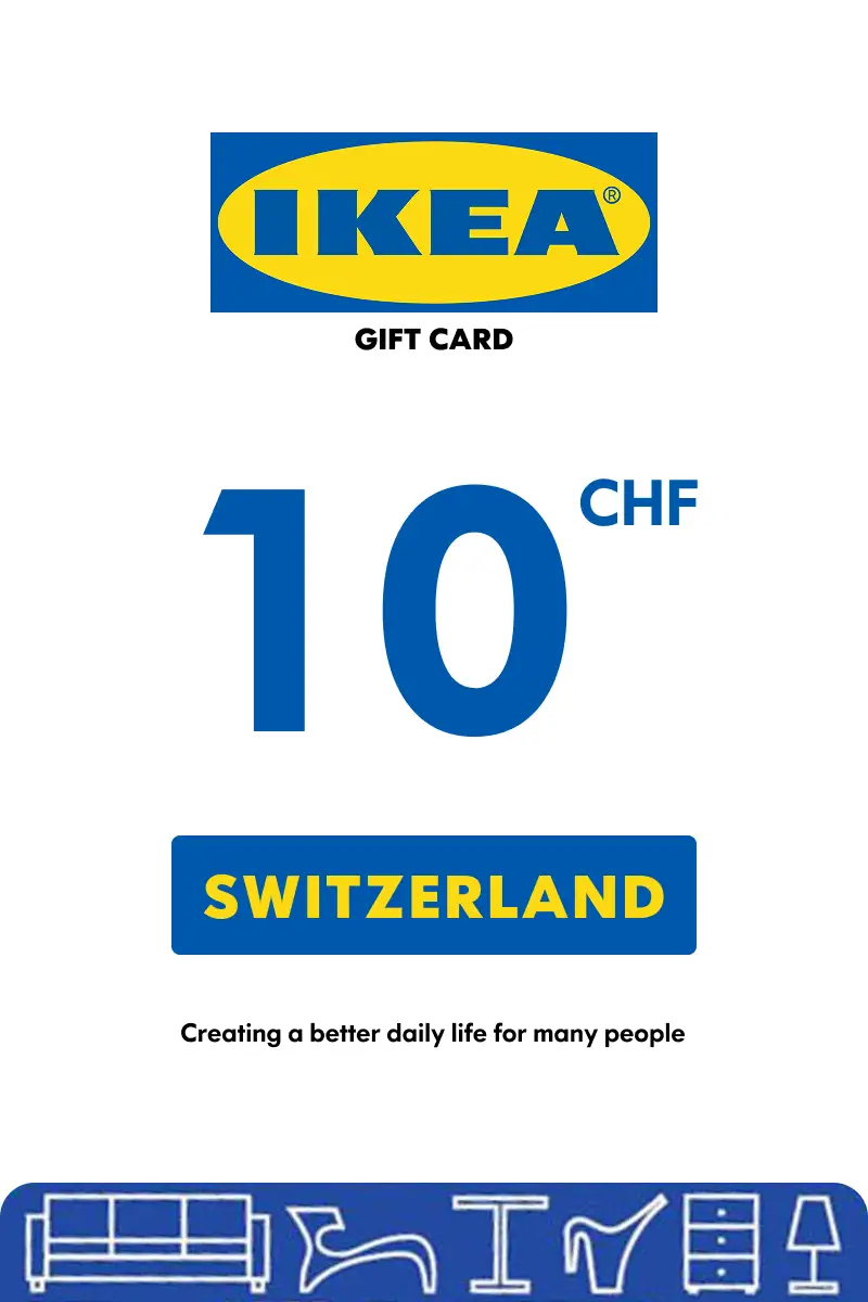 Ikea 10 CHF Gift Card (Switzerland) - Digital Key