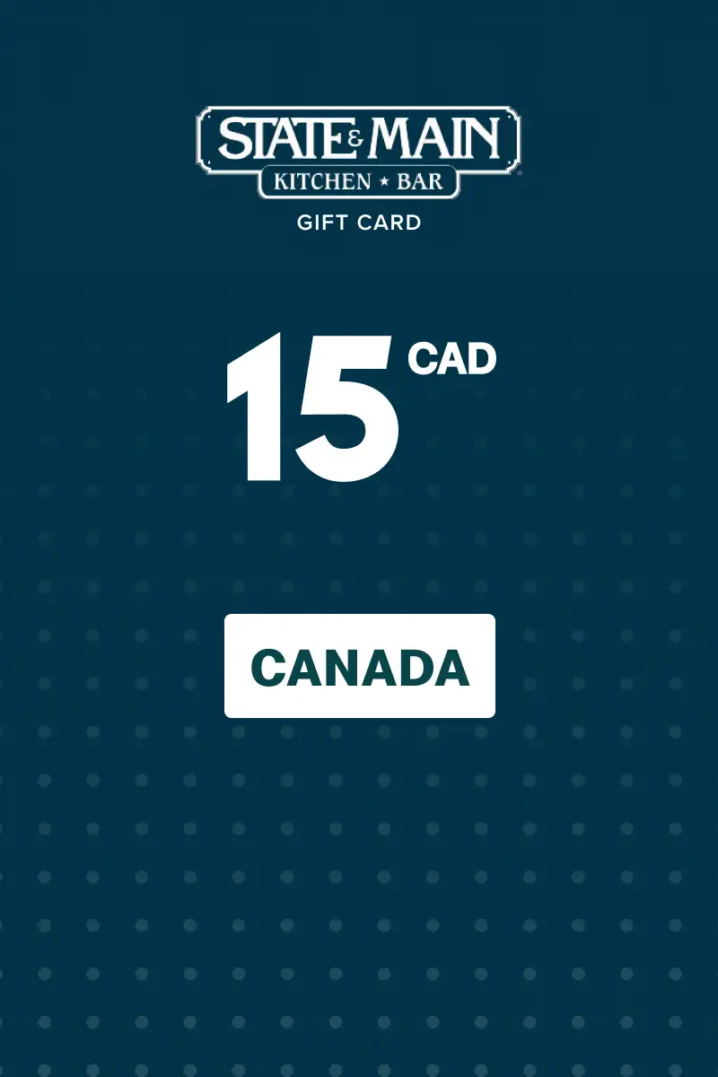 State and Main 15 CAD Gift Card (Canada) - Digital Key