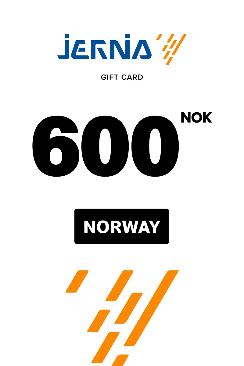 Jernia 600 NOK Gift Card (Norway) - Digital Key