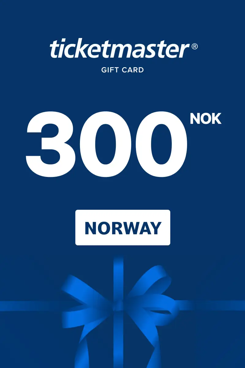 Ticketmaster 300 NOK Gift Card (Norway) - Digital Key