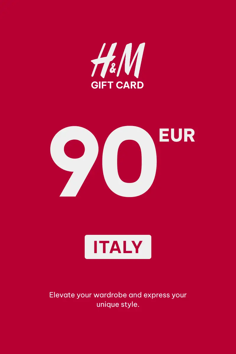 HandM 90 EUR Gift Card (Italy) - Digital Key