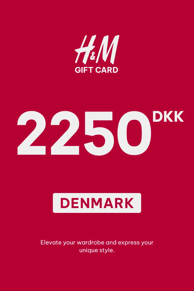 HandM 2250 DKK Gift Card (Denmark) - Digital Key