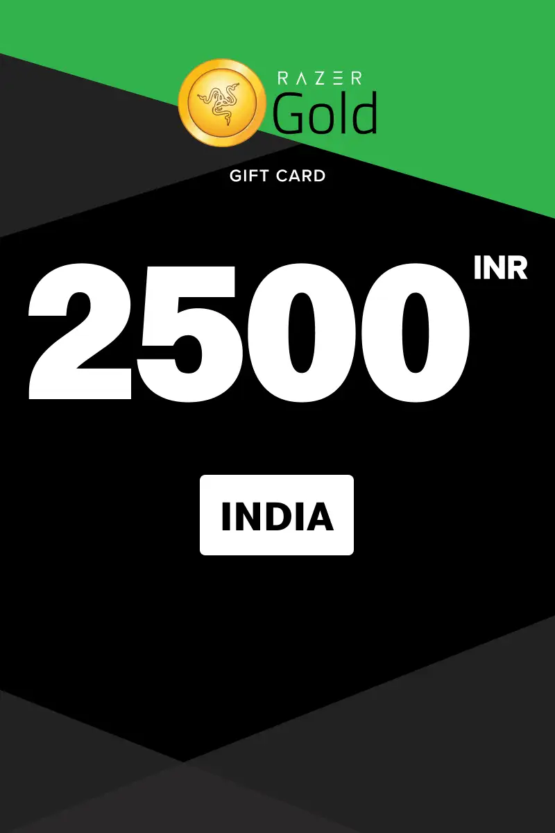 Razer Gold 2500 INR Gift Card (India) - Digital Key