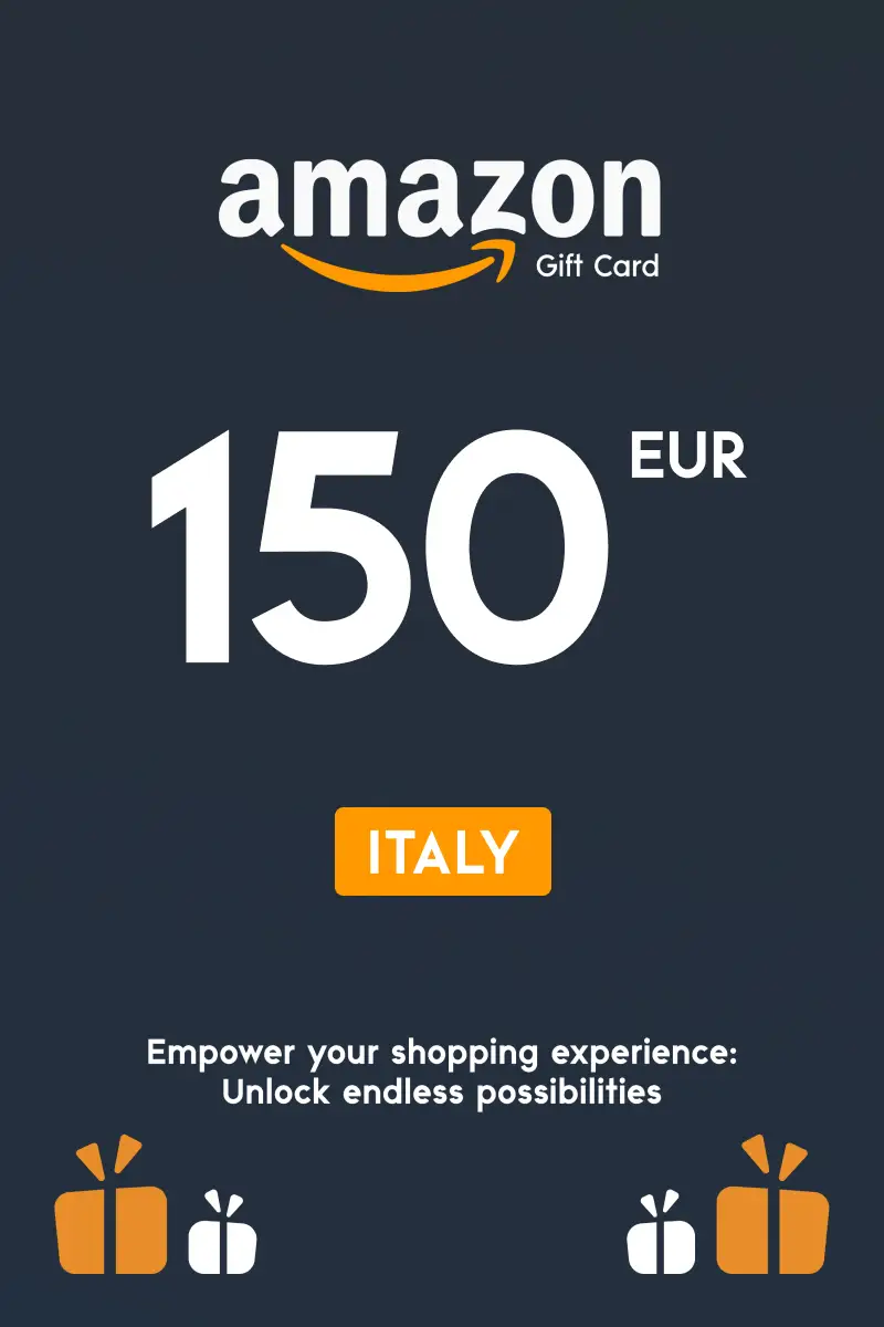 Amazon 150 EUR Gift Card (Italy) - Digital Key