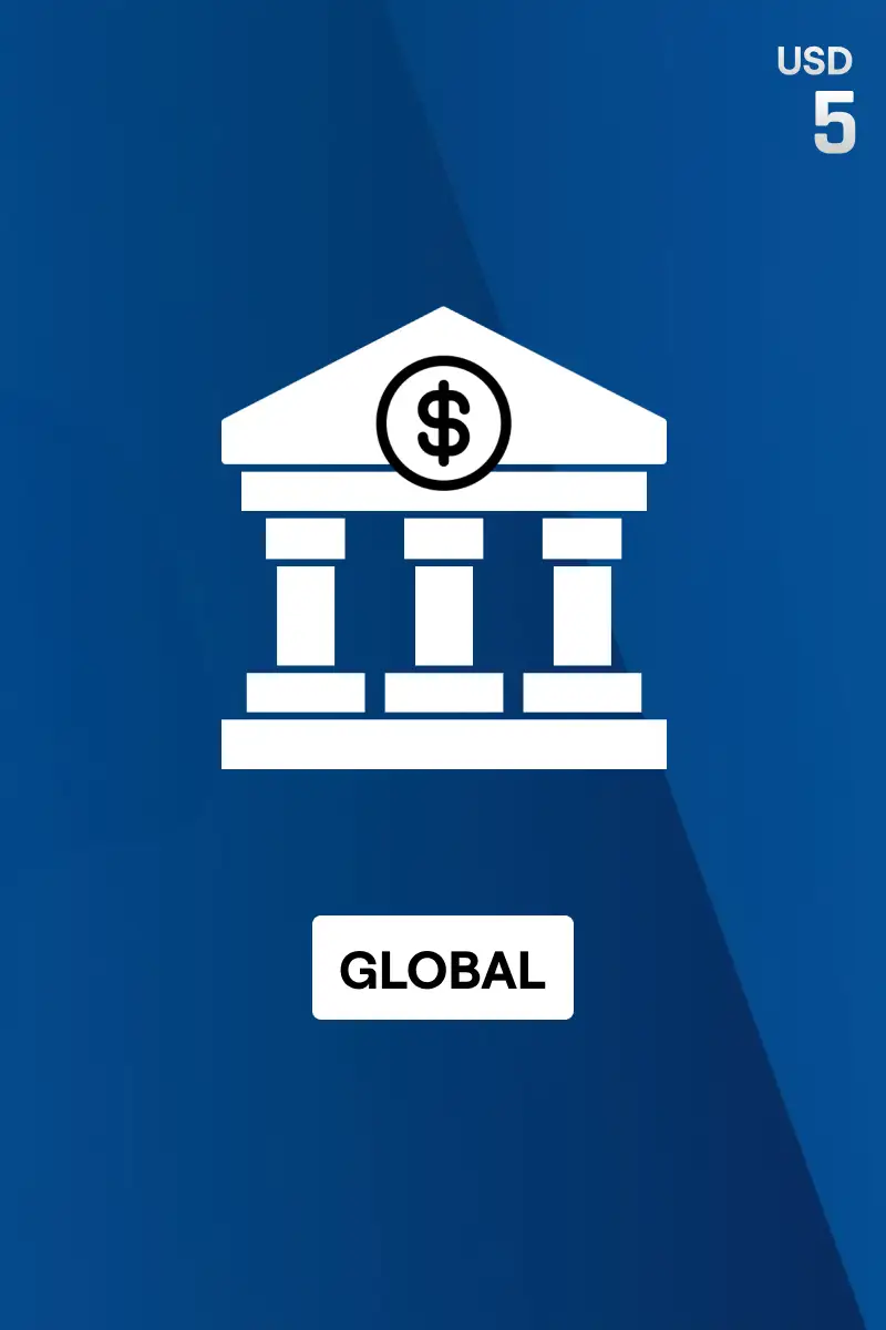 Rewarble Bank Transfer 5 USD Gift Card (Global) - Rewarble - Digital Key