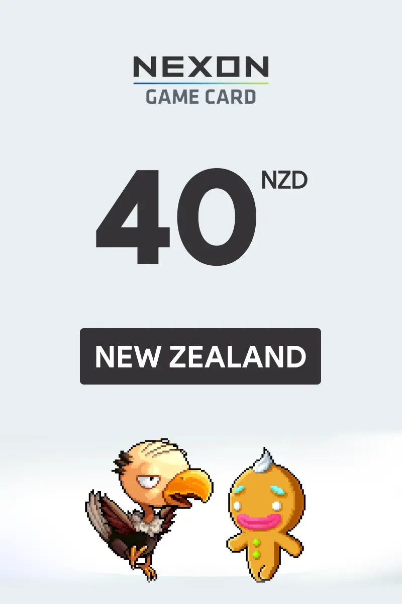 Nexon Game Card 40 NZD Gift Card (New Zealand) - Digital Key
